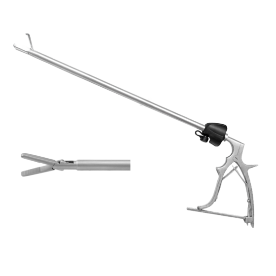 Laparoscopic surgical instrument clamp (duckbill) 10MMX330MM