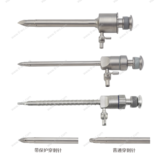 Laparoscopic surgical instrument puncture device puncture sealing ring accessory puncture and its converter